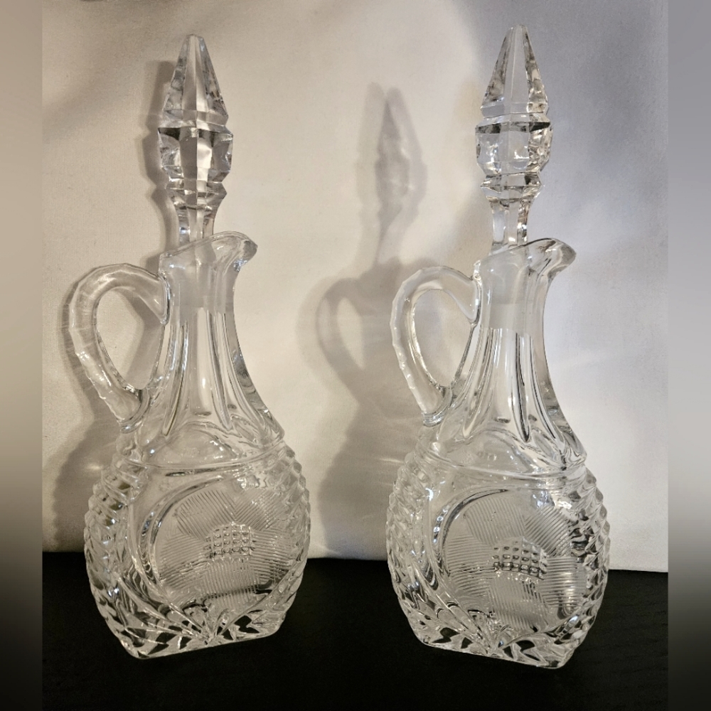 Lead Crystal Decanter Set